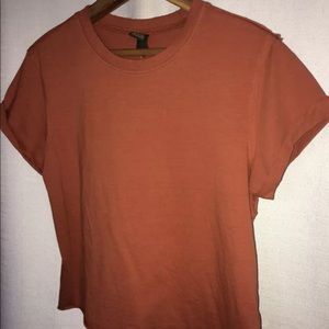 Three pack Woman’s crop top. Orange/rust color.  NWT various sizes.